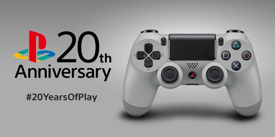 PS4 20th Anniversary dualshock controller launcing in September