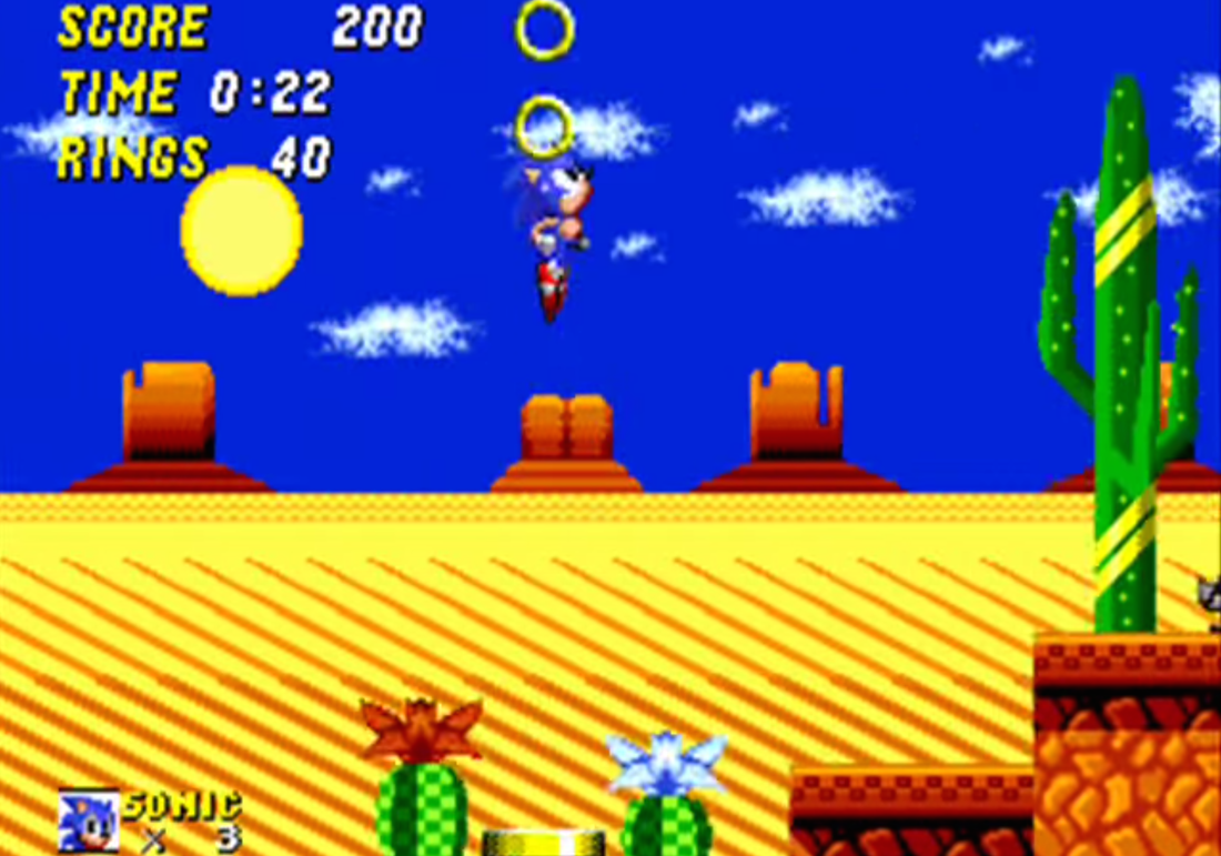 Sonic 2 scrapped zone dust hill zone