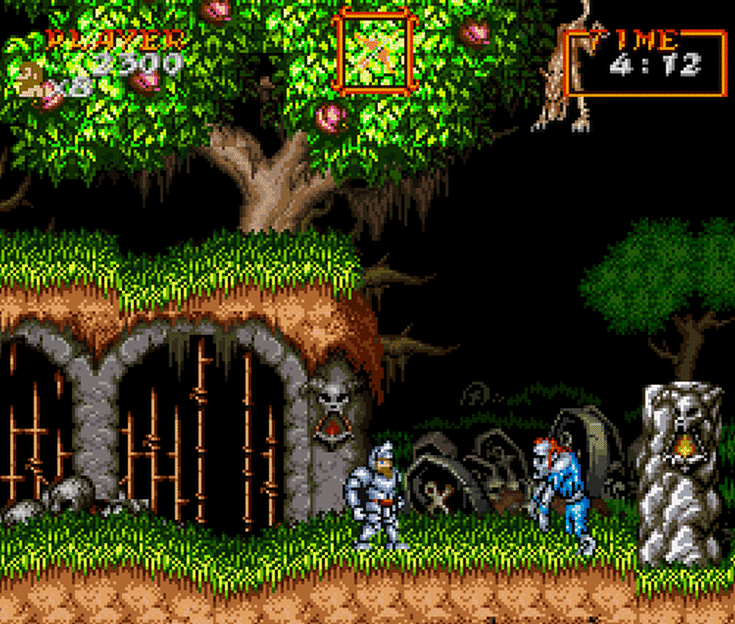 Super Ghouls 'N Ghosts level 1