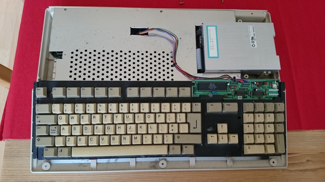 Amiga 500+ de-yellowing case