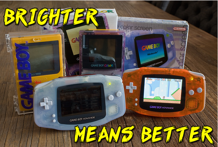 The Modded Game Boy Advance - Brighter GBA Games for - JUICY GAME REVIEWS
