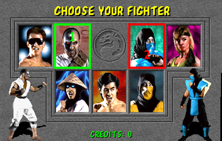Mortal Kombat 2 Amiga - Johnny Cage vs Shao Kahn & Ending 