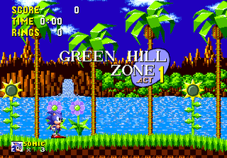 Sonic 1 Greenhill Zone